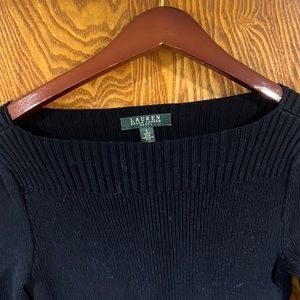 Ralf Lauren navy blue sweater dress